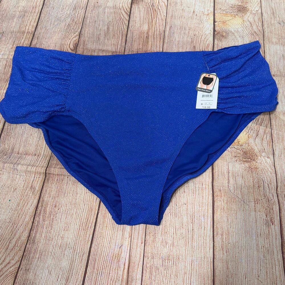 Time & Tru 3X High Waist Bikini Bottom NWT